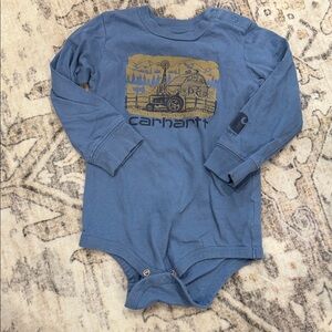 Carhartt Baby Onesie with Tractor Graphic